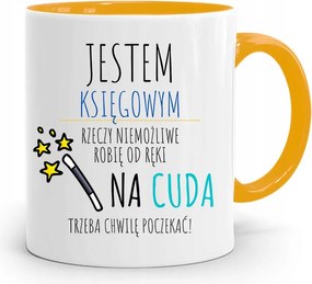 Sárga Bögre Ajándék Könyvelőnek, fényképes nyomattal