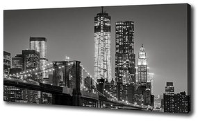 Vászonfotó Manhattan éjjel oc-80201482