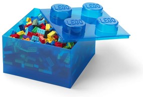 Kék műanyag gyerek tárolódoboz 25x25x18 cm – LEGO®