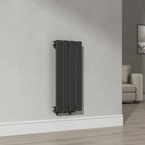 [neu.haus] Egyrétegű design radiátor Nore fekete 60x30cm, 249W