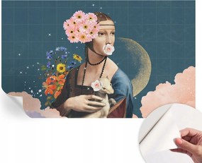 Design fali fotótapéta öntapadós virágos elegancia 416x254