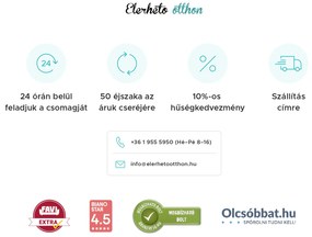 Törölköző Classic 50 x 100 cm barna, 100% pamut