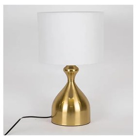 Asztali lámpa 1xE27/40W/230V fehér/arany