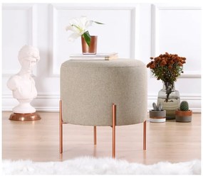 Bézs puff Copper – Artie