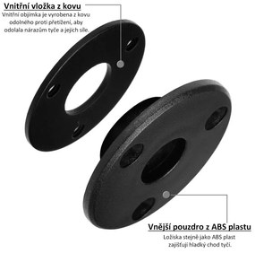 TUNIRO PRO Csocsóasztal 110 kg fekete