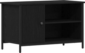vidaXL TV szekrény Musta tammi 80 x 40 x 50 cm Faanyag