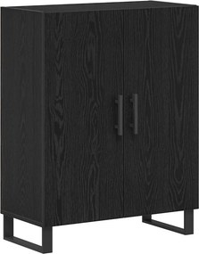 vidaXL Széf Fekete tölgy 69,5 x 34 x 90 cm Faanyag