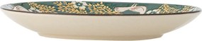 Zöld desszertes kőedény tányér ø 16 cm Hezha – Bloomingville