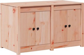 vidaXL Konyhaszekrény Barna Tölgy 106 x 55 x 64 cm Tömör fenyőfa