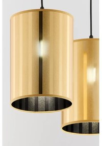 Jupiter 2091 - CORTINA kábeles függeszték 2xE27/15W/230V arany/fekete