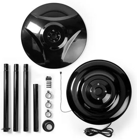 Nedis HTPA15EBK kültéri elektromos fűtőtest 200 cm 1500W/230V IP34