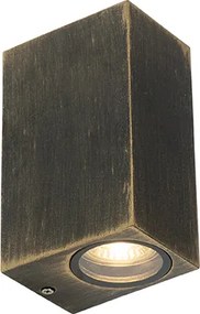 Modern fali lámpa antik arany 2-lámpás IP44 - Baleno