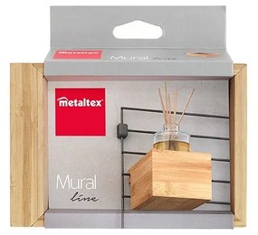 Natúr színű bambusz bútorelem - tárolódoboz 10x15 cm Mural – Metaltex