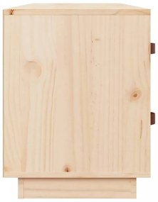 tömör fenyőfa cipőtároló pad 100 x 34 x 45 cm