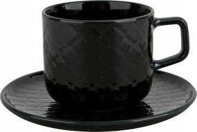 Csésze csészealjjal 250 ml Marrakesh fekete