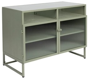 Zöld tálalószekrény 80x58 cm Herbe – White Label