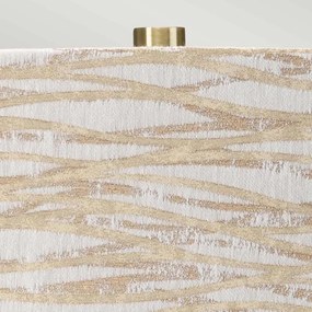 Elstead MILO-AB-TL-LANT - Asztali lámpa MILO 1xE27/60W/230V bézs