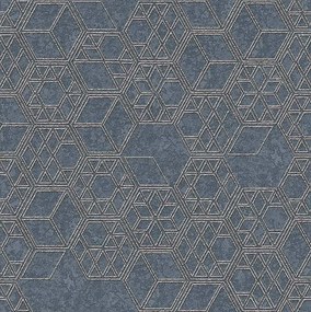 Tapéta Flizelin Geometriai Minta Négyzetek 3D