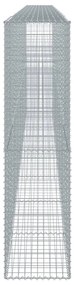 horganyzott vas gabion kosár fedéllel 800 x 50 x 200 cm