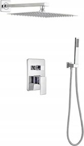 Falsík Alatti Zuhanyszett Króm 25 cm