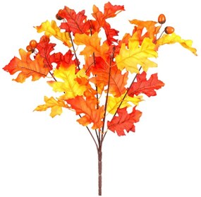 Tölgy őszi műfaág narancs, 40 cm
