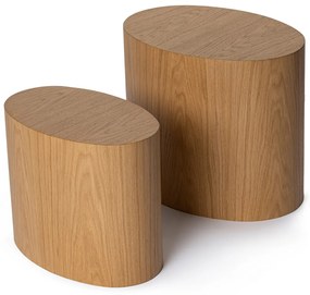 Elipse Set Oak kisasztal, 2 db