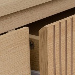 Natúr színű konzolasztal 30x100 cm Iona – Casa Selección