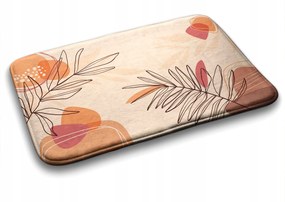 Fürdőszobaszőnyeg Levelek Geometrikus 90x60