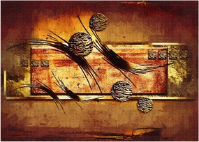 Az absztrakció képe (üvegen) (70x50 cm)