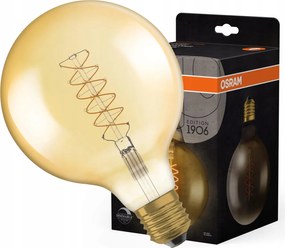 Led izzó G125 E27 4.8W 37W 420lm 2200K Filament Vintage 1906 Osram