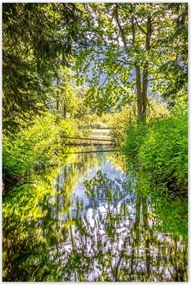 Poszterek 60x90 Folyó Gyönyörű időjárás