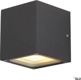 SLV 232535 SITRA CUBE Modern Kültéri Fali Lámpa Antracit GX53 IP44