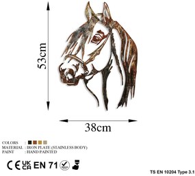 Fém fali dekoráció, Horse - 3
