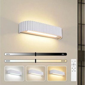 Brilagi - fényerőszabályozható LED fali lámpa FALCON MODERN LED/14W/230V 40 cm fehér + távirányító