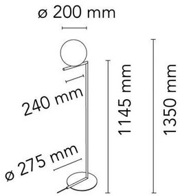 Állólámpa Réz FLOS F3173059