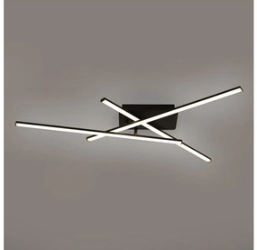 Brilagi - LED mennyezeti lámpatest STRIPES LED/30W/230V fekete BRMX7028-3D/CR