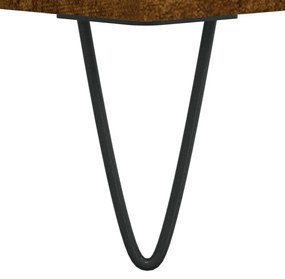 füstös tölgy színű szerelt fa hanglemezszekrény 84,5x38x89 cm