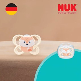 Baba cumi  NUK Perfect Match Air FOX 0-6m 1db box, vel. 0-6 h