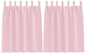 Függönyök 2 pcs Baba rózsaszín 140x140cm Poliészter