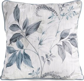 Dekoratív párnahuzat 45X45 bársonyból, virágos tavaszi mintával