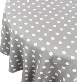 Abrosz Foltálló Asztal Pöttyös Szürke Kör átm. 100 cm