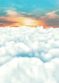 Fotótapéta Felhők Kék Nap Pihenés Hálószoba 206x275 +ragasztó