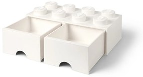 Elefántcsont fehér 2 fiókos tárolódoboz - LEGO®