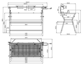 AVENBERG FERKEL Grill elektromos tűvel