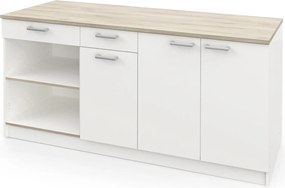 Konyhaszekrény COOKING tölgy/fehér