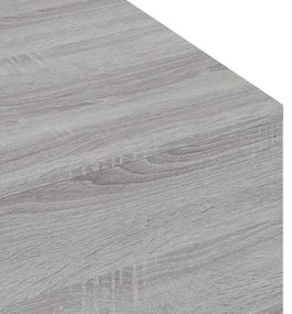 szürke sonoma szerelt fa dohányzóasztal 100x49,5x31 cm