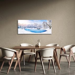 Kép - Jeges tó (120x50 cm)