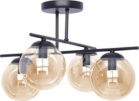 KAJA K-5161 DELTA Sárga Színű Mennyezeti Lámpa 4xE14 10W IP20