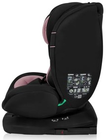 Lionelo - Forgatható autósülés alappal BASTIAAN i-Size 40-150 cm Rózsaszín