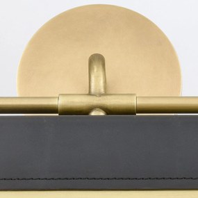 Quintiesse vintage fali lámpa valise fekete sárgaréz elsqn-valise-w-vbstl